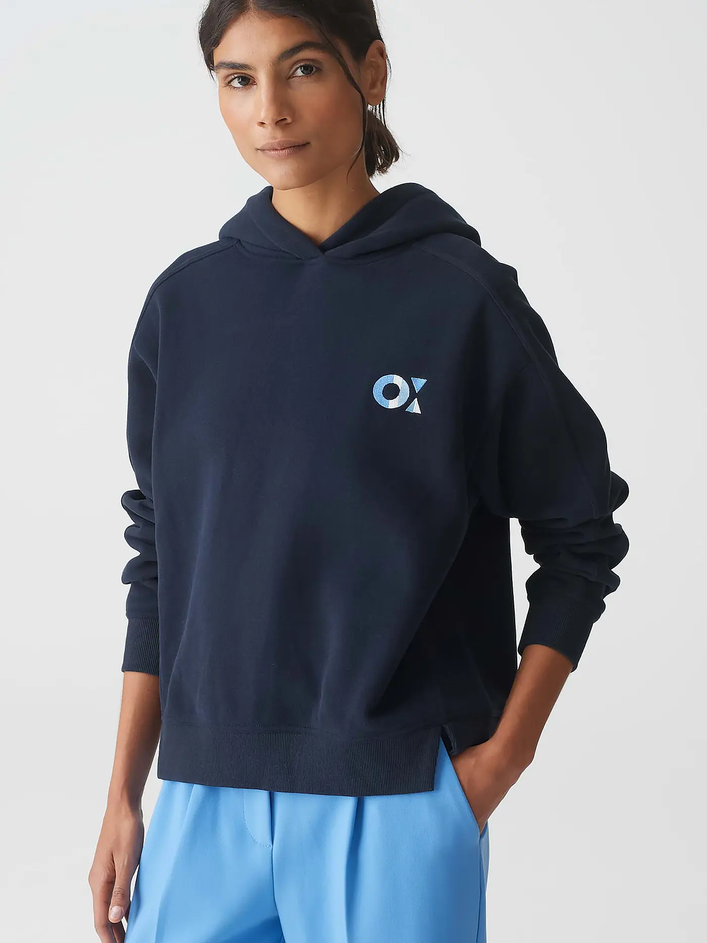 OPUS | Kapuzensweater - Hoodie GATTU | dunkelblau